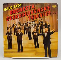 Винтажная виниловая пластинка Orchestr eskoslovensk Televize - Halo, tady / Оркестр Чехословацкого телевидения 1980 год