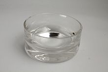 Винтажная креманка, стекло, Европа, 1990-е гг. Диаметр 10,5 см