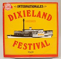 Винтажная виниловая пластинка "International Dixieland Festival", Dresden 83/84