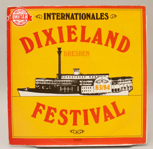 Винтажная виниловая пластинка "International Dixieland Festival", Dresden 83/84