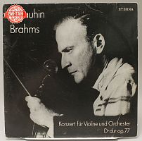 Винтажная виниловая пластинка И. Брамс "Концерт для скрипки и оркестра"/ J.Brahms "Konzert Fur Violine und Orchester"
