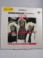 Виниловая пластинка Blind Date Your Heart Keeps Burning ( Burning Mega Mix ) 1985 г. Европа