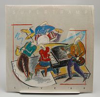 Винтажная виниловая пластинка Supertramp "Live 88" 1988 год