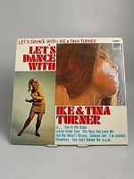Винтажная виниловая пластинка Lets dance with Ike & Tina Turner, 1972 год