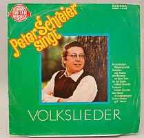 Винтажная виниловая пластинка Peter Schreier singt Volkslieder/ Петер Шрайер