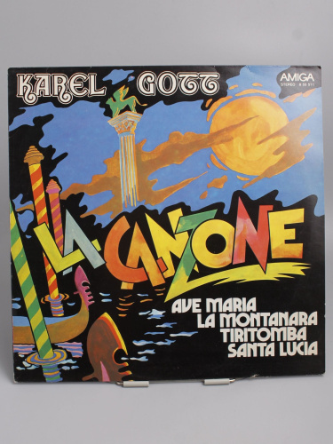 Винтажная виниловая пластинка Карел Готт La Canzone, 1978 год