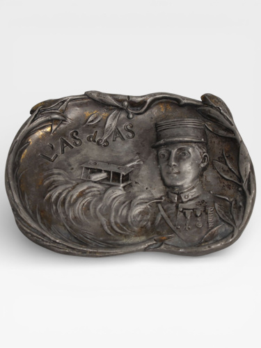 Антикварная пепельница, шпиатр, Франция, 1900 год