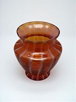 Антикварная ваза из цветного стекла, СССР, 1960-70 гг.